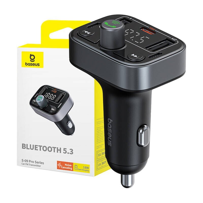 FM Transmitter Baseus S-09 Pro, Bluetooth hind ja info | FM trasmitterid ja modulaatorid | hansapost.ee