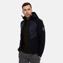 Мужская софтшелл куртка Huppa STARK, темно-синий цвет цена и информация | Мужские куртки | hansapost.ee