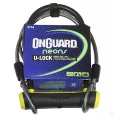 Jalgrattalukk Onguard, kollane/must hind ja info | Onguard Sport, puhkus, matkamine | hansapost.ee