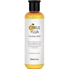 Tsitrusviljade ekstraktiga näotoonik Юдзу FarmStay Citrus Yuja Vitalizing Toner, 280ml hind ja info | Farm Stay Parfüümid, lõhnad ja kosmeetika | hansapost.ee