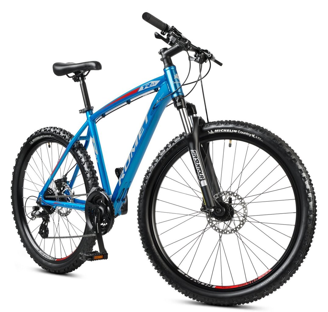 Jalgratas Romet Rambler R6.3 2024, 26'', sinine, punane цена и информация | Jalgrattad | hansapost.ee
