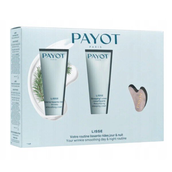 Kosmeetikakomplekt Payot Lisse Sleeping Creme Resurfacante: öökreem, 30 ml + päevakreem, 30 ml + massaažikivi hind ja info | Näokreemid | hansapost.ee