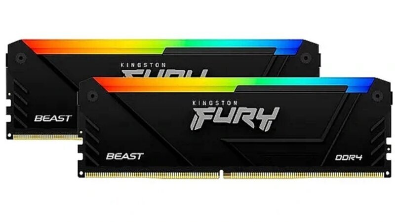 Kingston Fury Beast RGB (KF426C16BB2AK2/16) цена и информация | Operatiivmälu | hansapost.ee