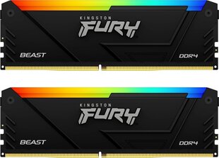 Kingston Fury Beast RGB (KF426C16BB2AK2/16) цена и информация | Объём памяти | hansapost.ee