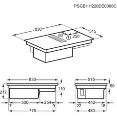 AEG CCE84751CB цена и информация | Варочные поверхности | hansapost.ee