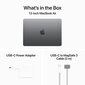 MacBook Air 13" Apple M3 chip with 8-core CPU and 10-core GPU, 8GB, 512GB SSD - Space Grey - MRXP3KS/A hind ja info | Sülearvutid | hansapost.ee