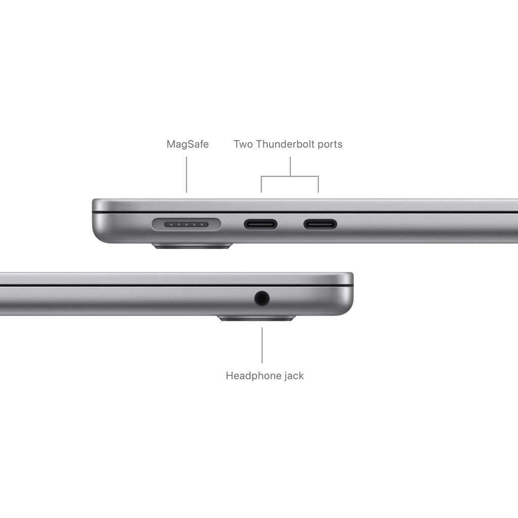 MacBook Air 13" Apple M3 8C CPU 10C GPU/8GB/512GB SSD/Space Grey/INT - MRXP3ZE/A цена и информация | Sülearvutid | hansapost.ee