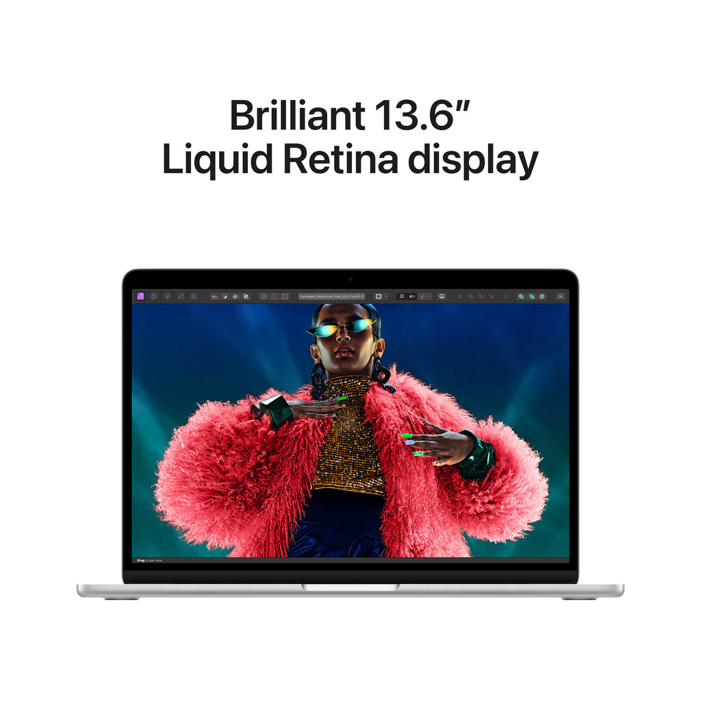 MacBook Air 13" Apple M3 chip with 8-core CPU and 8-core GPU, 8GB, 256GB SSD - Silver - MRXQ3ZE/A цена и информация | Sülearvutid | hansapost.ee