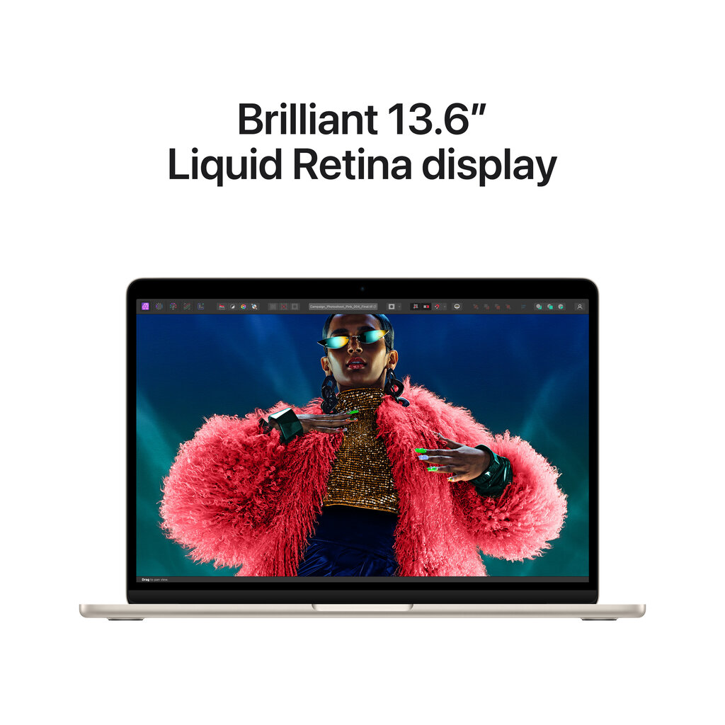 MacBook Air 13" Apple M3 8C CPU 8C GPU/8GB/256GB SSD/Starlight/SWE - MRXT3KS/A цена и информация | Sülearvutid | hansapost.ee