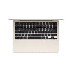 MacBook Air 13" Apple M3 chip with 8-core CPU and 8-core GPU, 8GB, 256GB SSD - Starlight - MRXT3RU/A hind ja info | Sülearvutid | hansapost.ee