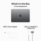 MacBook Air 13" Apple M3 chip with 8-core CPU and 10-core GPU, 16GB, 512GB SSD - Space Grey - MXCR3KS/A hind ja info | Sülearvutid | hansapost.ee