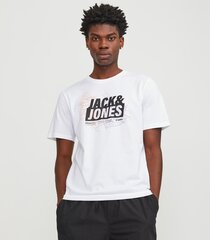 Jack & Jones мужская футболка 12252376*04, белый 5715513092132 цена и информация | Мужские футболки | hansapost.ee