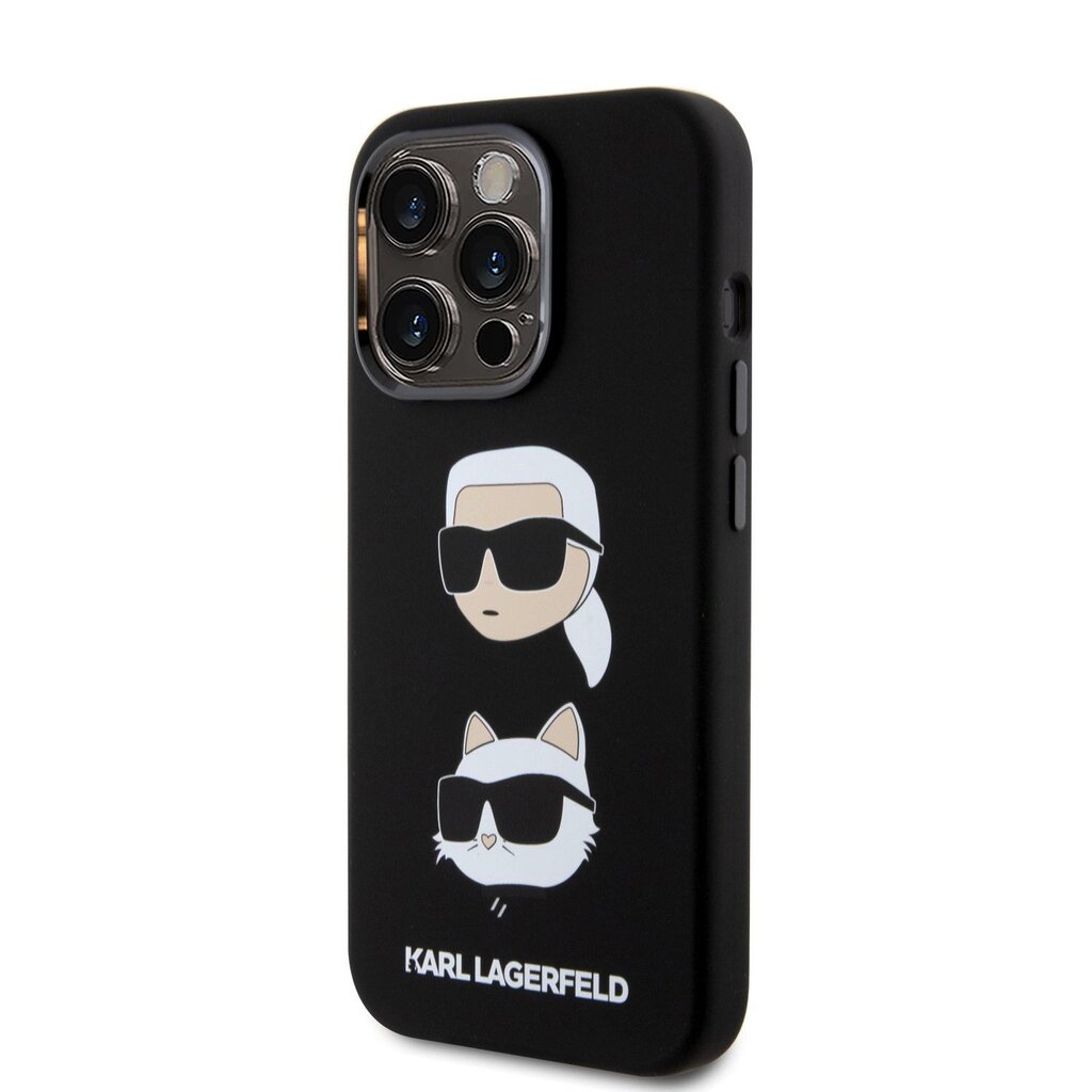 Karl Lagerfeld Liquid Silicone Karl and Choupette Heads цена и информация | Telefonide kaitsekaaned ja -ümbrised | hansapost.ee
