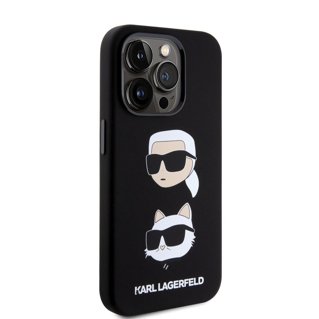 Karl Lagerfeld Liquid Silicone Karl and Choupette Heads цена и информация | Telefonide kaitsekaaned ja -ümbrised | hansapost.ee