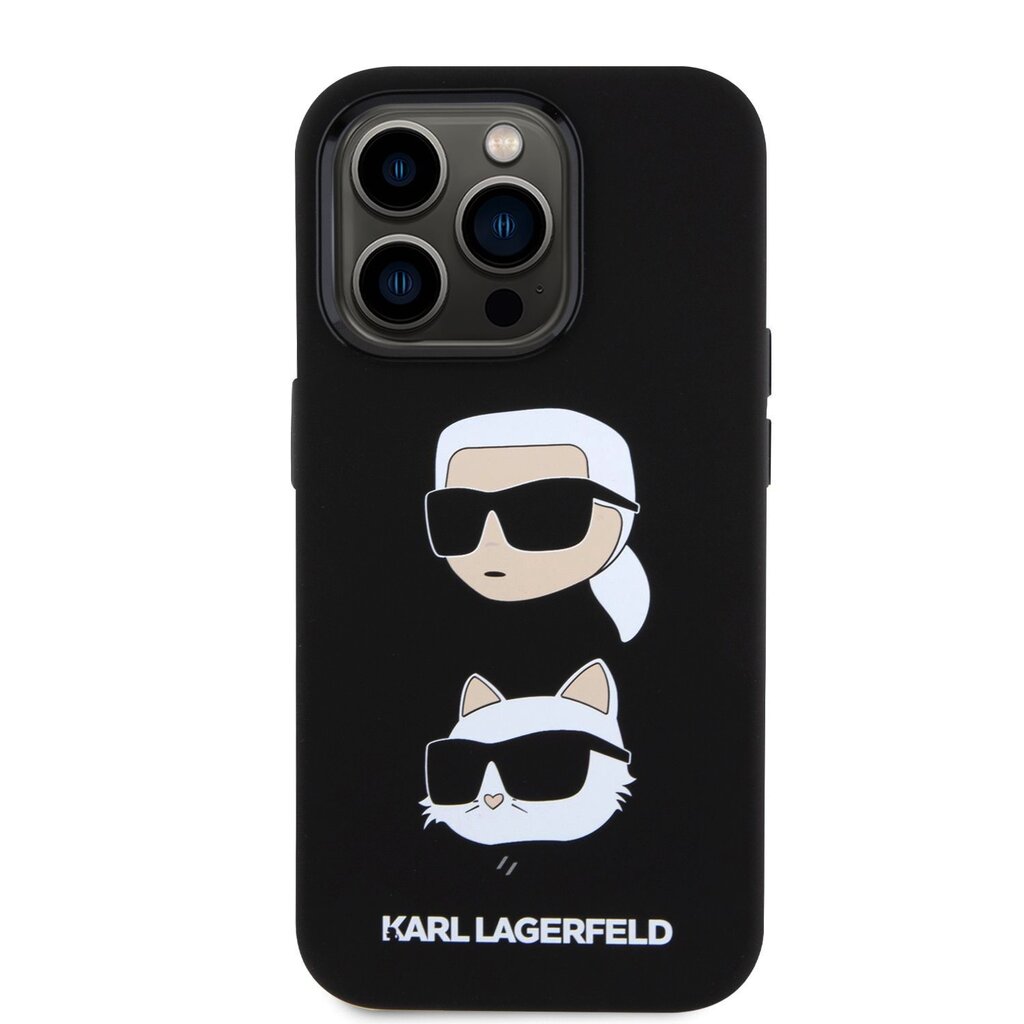 Karl Lagerfeld Liquid Silicone Karl and Choupette Heads цена и информация | Telefonide kaitsekaaned ja -ümbrised | hansapost.ee