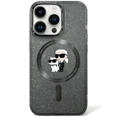 Original Pouch KARL LAGERFELD 3D Karl&Choupette Glitter MagSafe KLHMN61HGKCNOK for Iphone 11| Xr Black цена и информация | Чехлы для телефонов | hansapost.ee