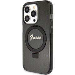 Guess IML Ring Stand Glitter MagSafe Case for iPhone 15 Plus Transparent цена и информация | Чехлы для телефонов | hansapost.ee