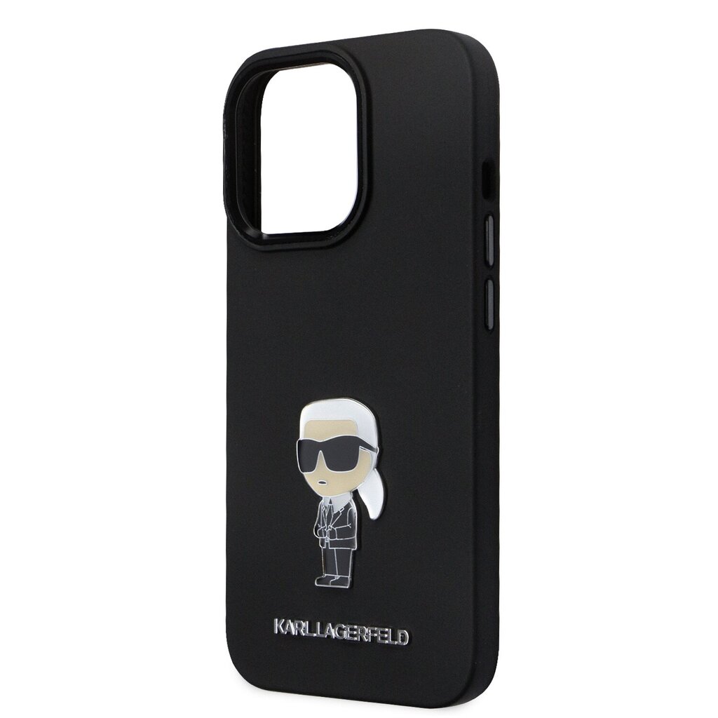 Karl Lagerfeld Liquid Silicone Metal Ikonik цена и информация | Telefonide kaitsekaaned ja -ümbrised | hansapost.ee