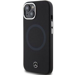 Mercedes Liquid Silicon Bicolor MagSafe Case for iPhone 15 Pro Max Black цена и информация | Чехлы для телефонов | hansapost.ee