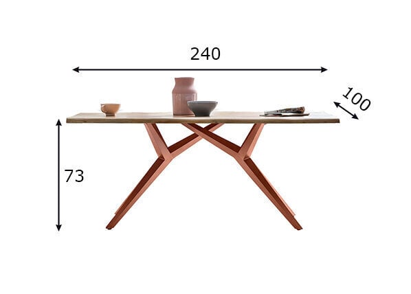 Söögilaud Tables&Co, pruun hind ja info | Köögilauad, söögilauad | hansapost.ee