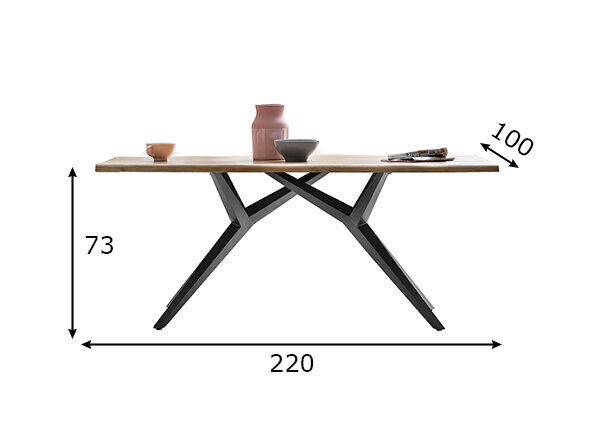 Söögilaud Tables&Co, pruun hind ja info | Köögilauad, söögilauad | hansapost.ee