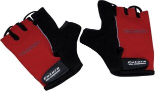 Велосипедные перчатки Futura, чёрный/красный цвет цена и информация | Одежда для велосипедистов | hansapost.ee