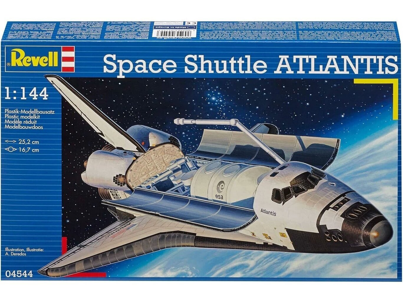 Konstruktor Revell - Space Shuttle Atlantis, 1/144, 04544 цена и информация | Liimitavad mudelid | hansapost.ee