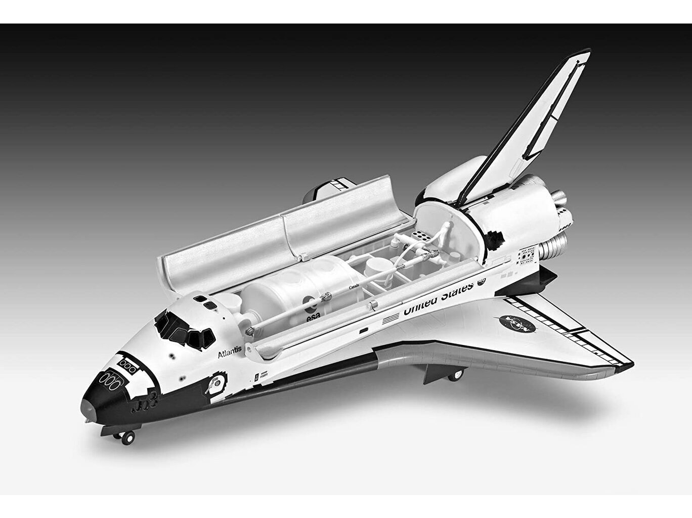 Konstruktor Revell - Space Shuttle Atlantis, 1/144, 04544 hind ja info | Liimitavad mudelid | hansapost.ee