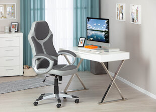 Игровое кресло Interlink Physis, серое/белое цена и информация | Офисные кресла | hansapost.ee