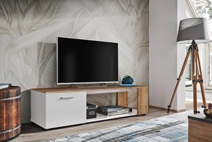 TV-kapp ASM Maze I, valge/pruun hind ja info | Televiisori alused | hansapost.ee