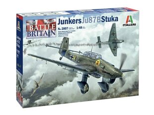 Сборная пластиковая модель. Italeri - Junkers Ju87B Stuka, 1/48, 2807 цена и информация | Склеиваемые модели | hansapost.ee