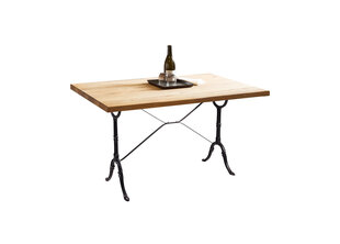 Söögilaud Tables&Co, pruun/must цена и информация | Кухонные и обеденные столы | hansapost.ee