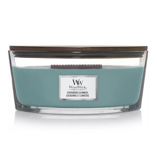 WoodWicki lõhnaküünal Evergreen Cashmere 453,6 g цена и информация | Küünlad, küünlajalad | hansapost.ee