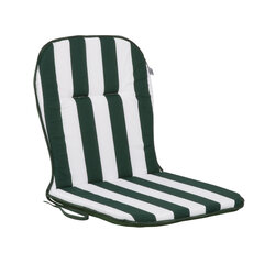 Подушка для кресла Patio Ben, зеленый/белый цена и информация | Подушки, наволочки, чехлы | hansapost.ee