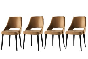 комплект из 4 стульев Kalune Design Acelya, коричневый цена и информация | Стулья для кухни и столовой | hansapost.ee
