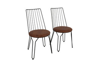 Комплект из 2 стульев Kalune Design Ada 275 V2, коричневый цена и информация | Стулья для кухни и столовой | hansapost.ee