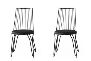Комплект из 2 стульев Kalune Design Ada 276 V2, черный цена и информация | Стулья для кухни и столовой | hansapost.ee