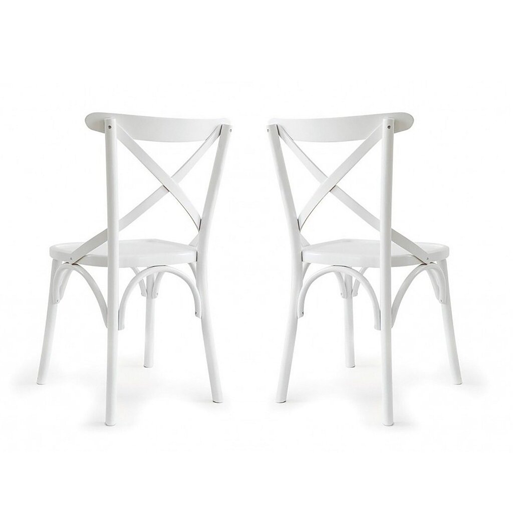 Komplektis 2 tooli Kalune Design Albero 19, valge цена и информация | Köögitoolid, söögitoolid | hansapost.ee