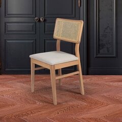 Обеденный стул Kalune Design Albero 72, бежевый цена и информация | Стулья для кухни и столовой | hansapost.ee