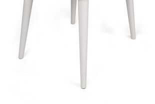 Komplektis 4 tooli Kalune Design Alfa 495 V4, beež/valge цена и информация | Стулья для кухни и столовой | hansapost.ee