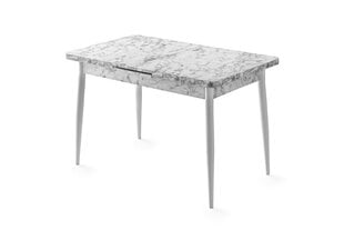 Обеденный стол Asir Ay 1183, серый/белый цена и информация | Кухонные и обеденные столы | hansapost.ee