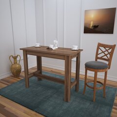 Обеденный стол Asir Barra, коричневый цена и информация | Кухонные и обеденные столы | hansapost.ee