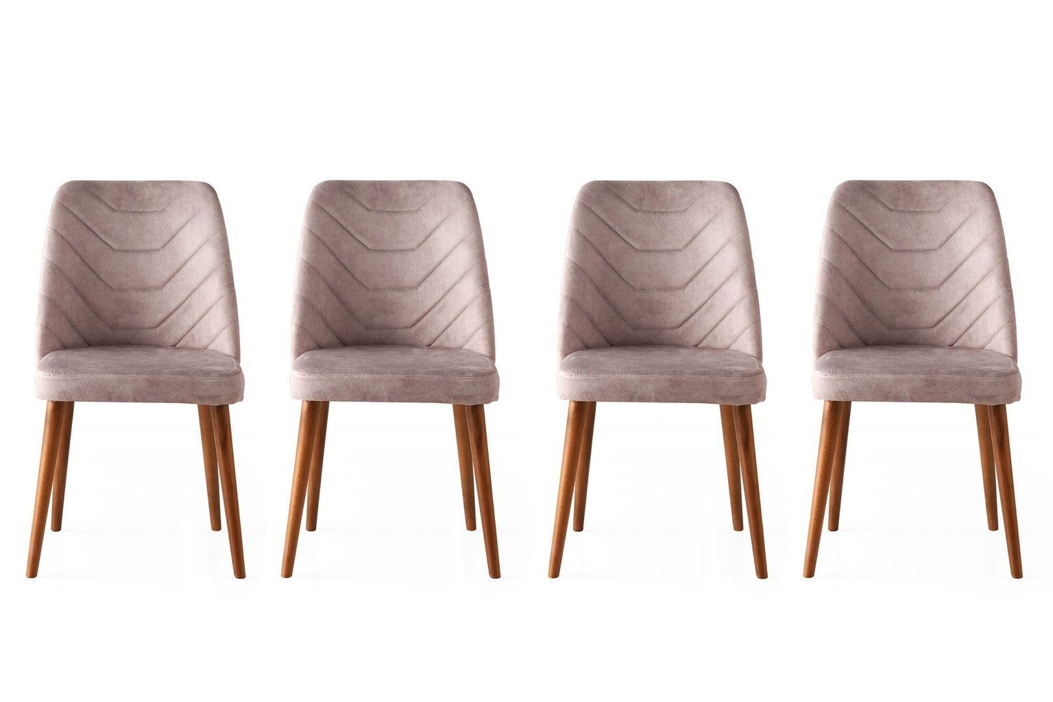 4 tooliga komplekt Kalune Design Dallas 555 V4, hall цена и информация | Köögitoolid, söögitoolid | hansapost.ee
