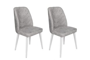 Комплект из 2 стульев Kalune Design Dallas 584 V2, серый цена и информация | Стулья для кухни и столовой | hansapost.ee