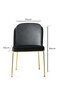4 tooliga komplekt Kalune Design Dore 103 V4, must/hall hind ja info | Köögitoolid, söögitoolid | hansapost.ee