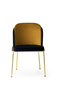 2-tooliline komplekt Kalune Design Dore 106 V2, must/kollane цена и информация | Köögitoolid, söögitoolid | hansapost.ee