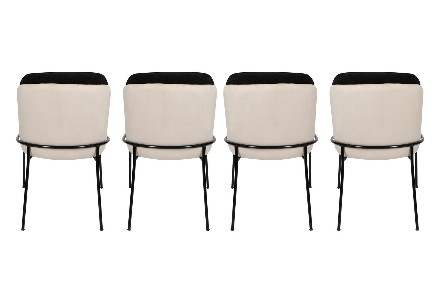4 tooli komplekt Kalune Design Dore 145 V4, must/valge hind ja info | Köögitoolid, söögitoolid | hansapost.ee
