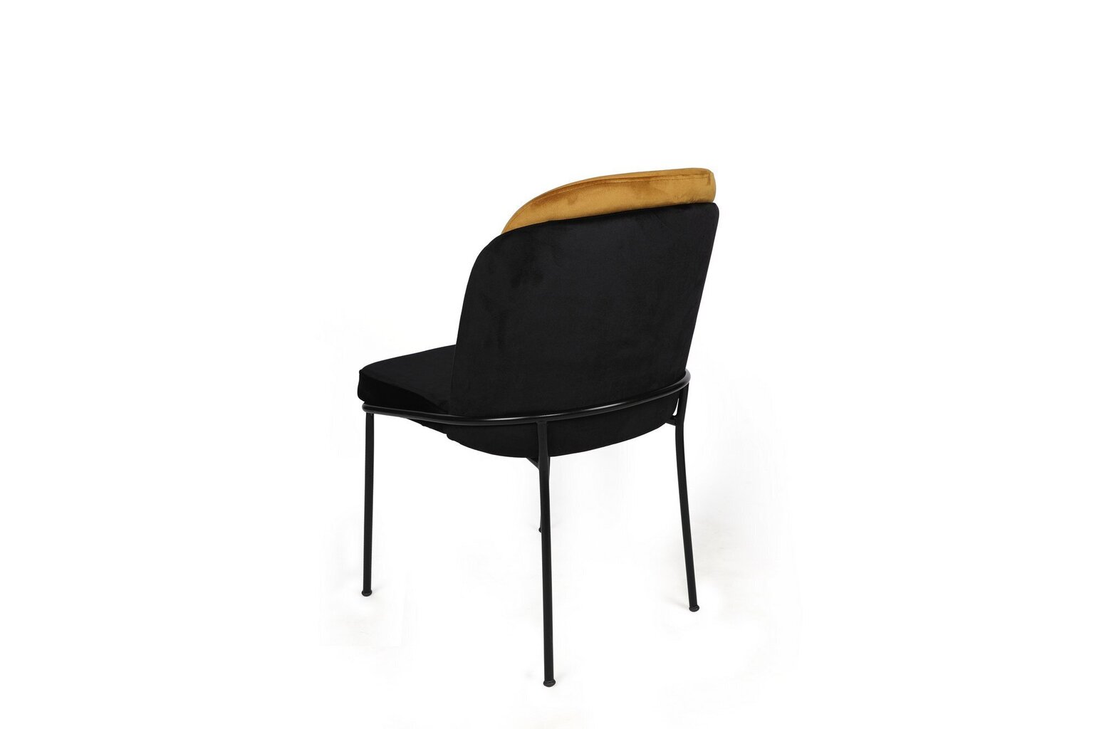 Komplektis 4 tooli Kalune Design Dore 142 V4, must/kollane hind ja info | Köögitoolid, söögitoolid | hansapost.ee