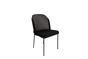 2-tooliline komplekt Kalune Design Dore 150 V2, must/halli värvi hind ja info | Köögitoolid, söögitoolid | hansapost.ee