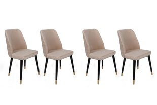 комплект из 4 стульев Kalune Design Hugo 367 V4, бежевый цена и информация | Стулья для кухни и столовой | hansapost.ee